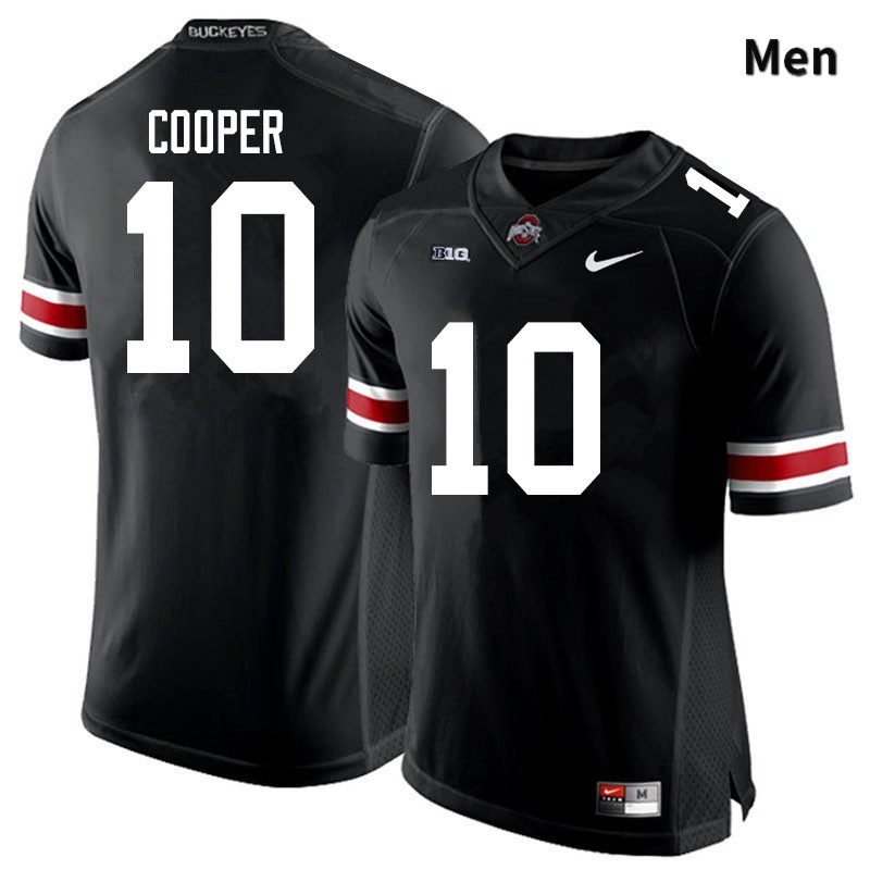 Ohio State Buckeyes Mookie Cooper Men's #10 Black Authentic Stitched College Football Jersey